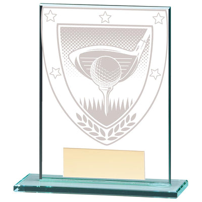 Jade Glass Golf Award Trophy