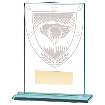 Jade Glass Golf Award Trophy