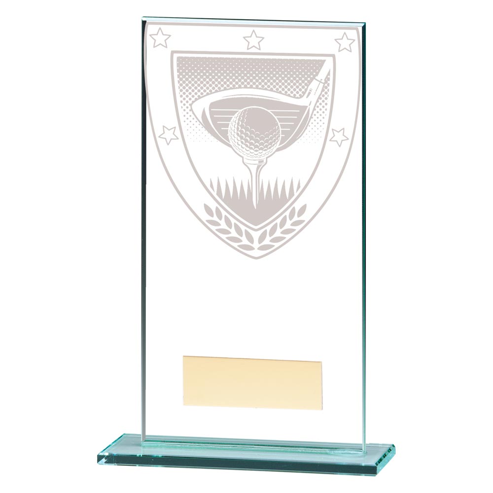 Jade Glass Golf Award Trophy