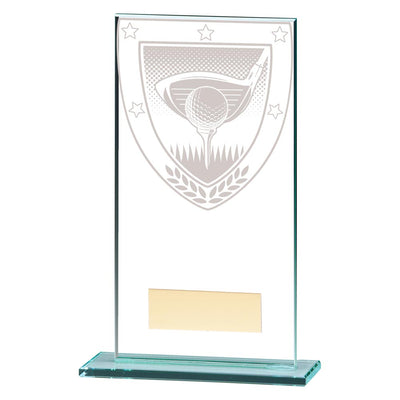 Jade Glass Golf Award Trophy