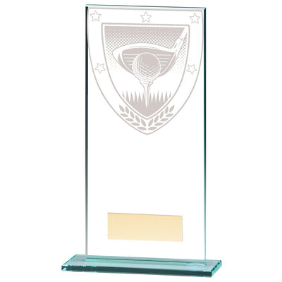 Jade Glass Golf Award Trophy