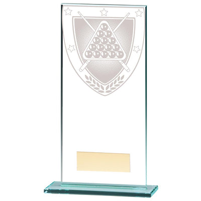Millennium Snooker Jade Glass Trophy Award