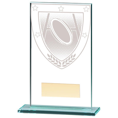 Rugby Jade Glass Millennium Trophy Award