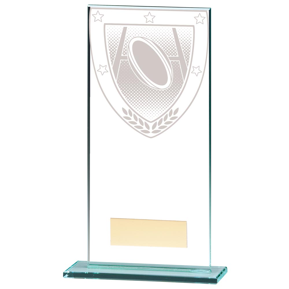 Rugby Jade Glass Millennium Trophy Award