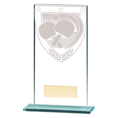 Table Tennis Jade Glass Trophy Millennium Award
