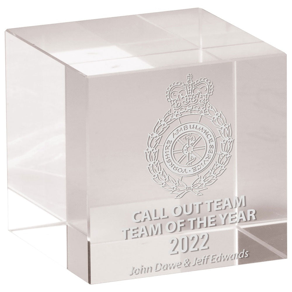 Mentor Block Crystal Award