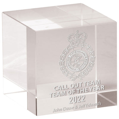 Mentor Block Crystal Award