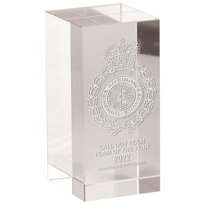 Mentor Block Crystal Award