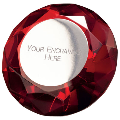 Impulse Diamond Red Crystal Gift Award