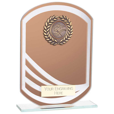 Argon Glass Award In Bronze