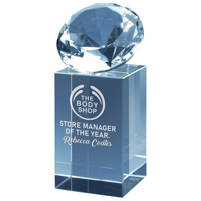 Diamond Tower Crystal Award Trophy