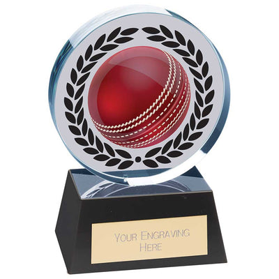 Emperor Cricket Crystal Award Trophy