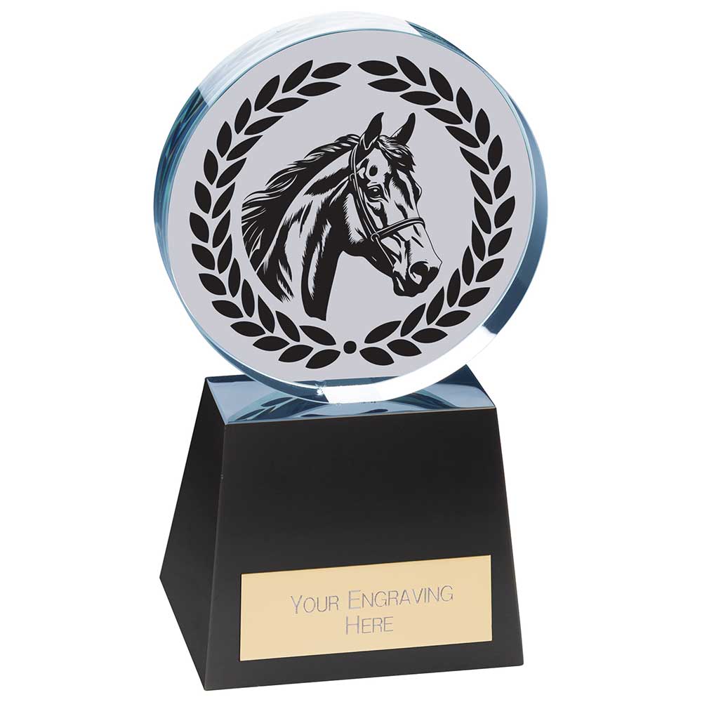 Emperor Equestrian Crystal Award Trophy