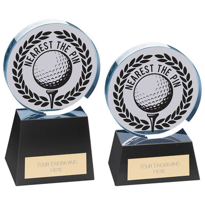 Emperor Nearest Pin Crystal Golf Award Trophy