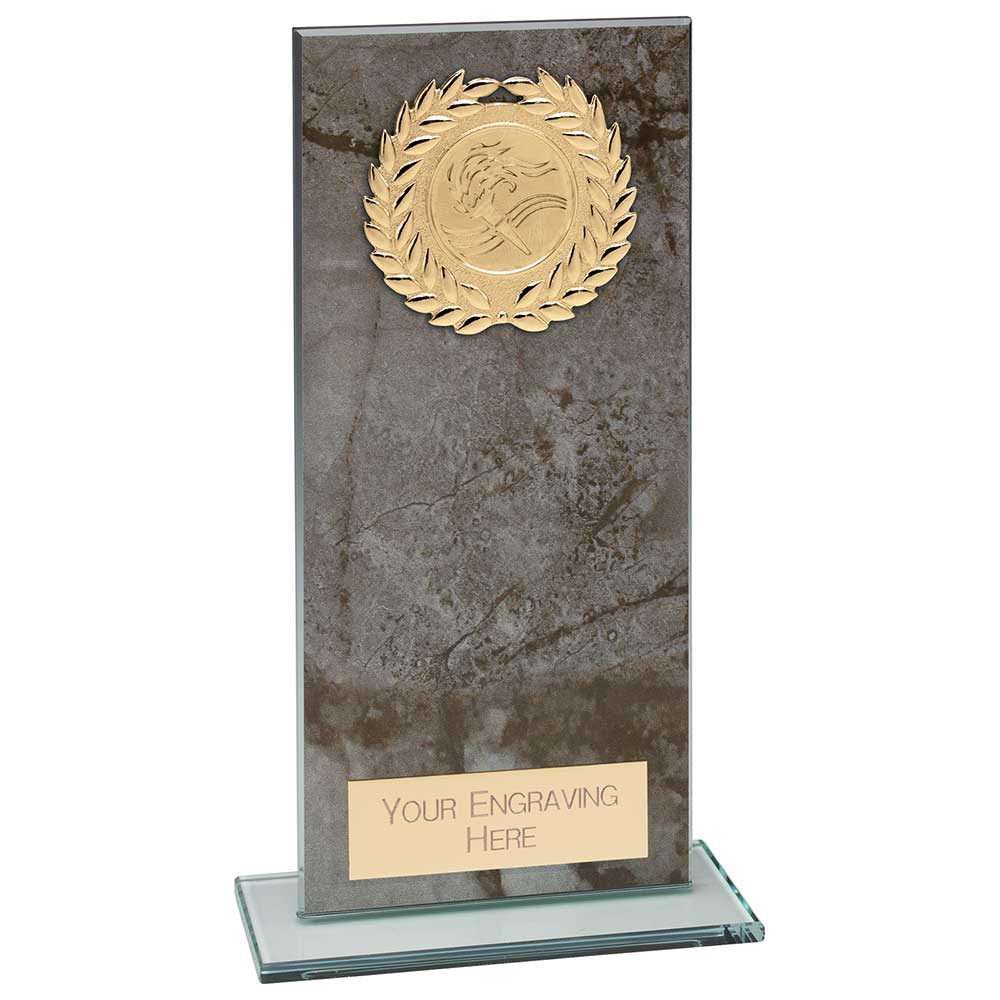 Quarry Marble Multisport Rectangle Glass Award Trophy