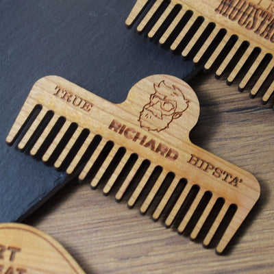 Personalised Engraved Hipsta Beard Comb