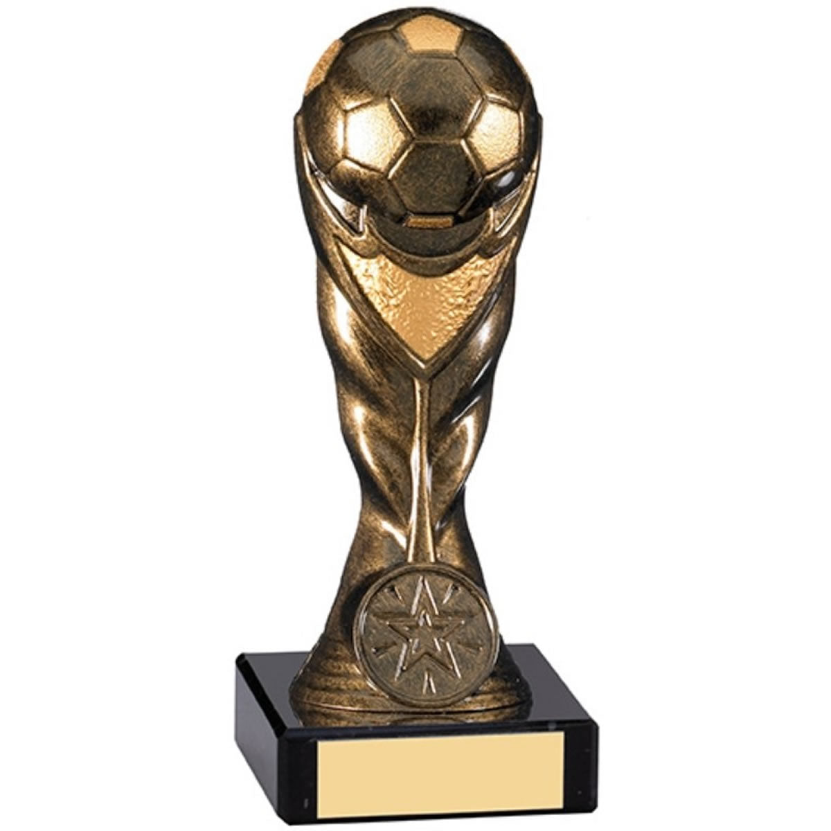 Antique Gold Football Trophy Resin and Marble Awards - Pack of 15Antique Gold Football Trophy Resin and Marble Awards - Pack of 16