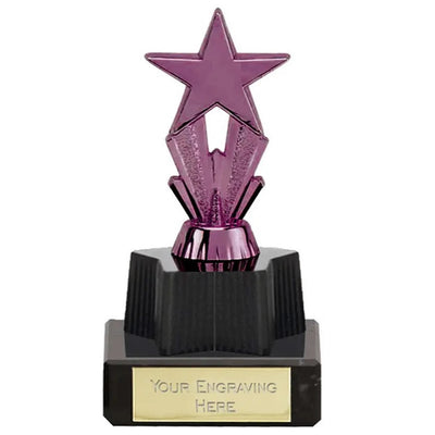 purple mini star award micro star trophy