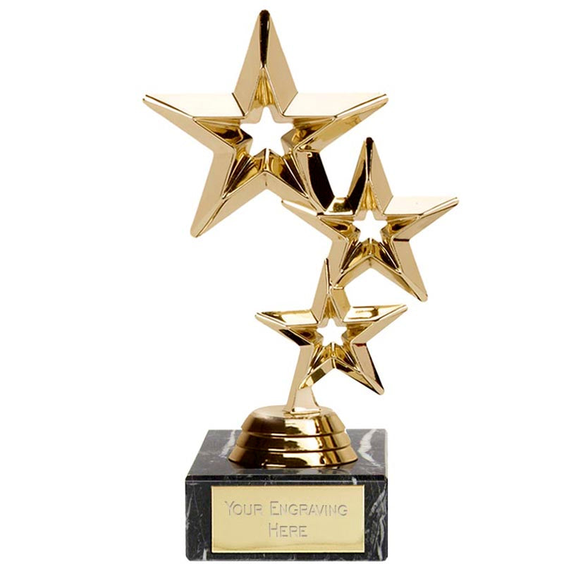 Gold Triple Star Multi Trophy Award