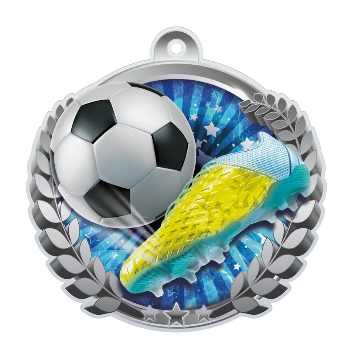 Boot and Ball Football Medal Acrylic
