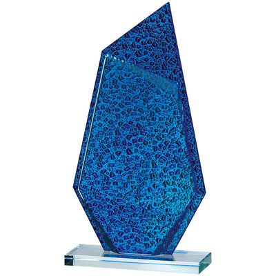 Blue Glass Shard Trophy Award