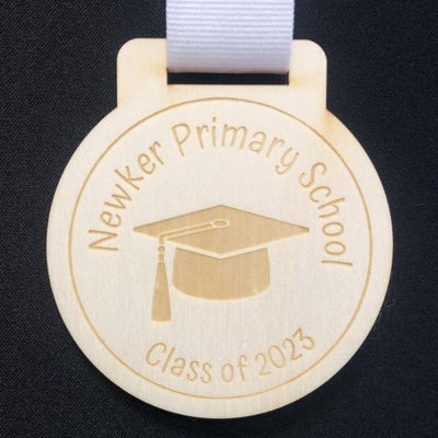 Personalised Graduation Wooden Medal