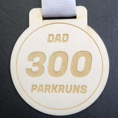 Personalised Parkruns Wooden Medal