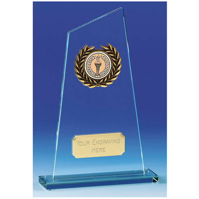 Peak Jade Glass Plaque Trophy Award