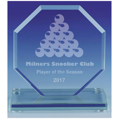 jade glass octagon award