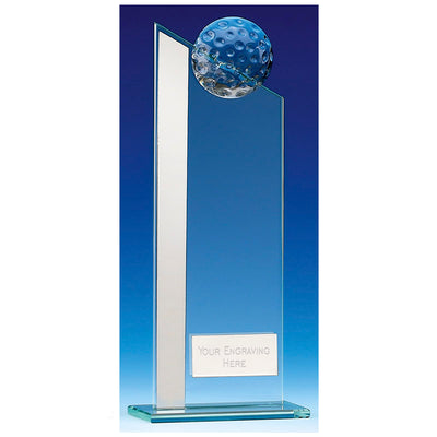 Colony Club Glass Golf Trophy Award