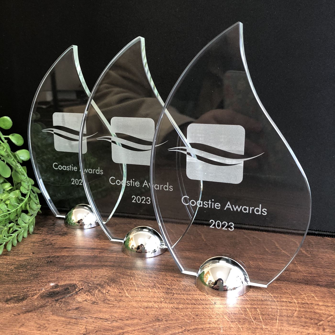 gravity torch jade glass award