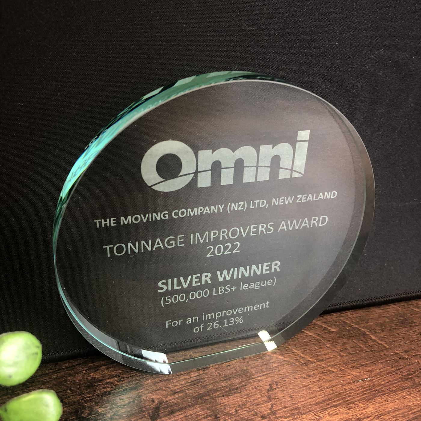 poppy jade glass trophy award
