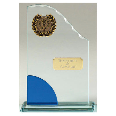 Prima Blue Detail Glass Award