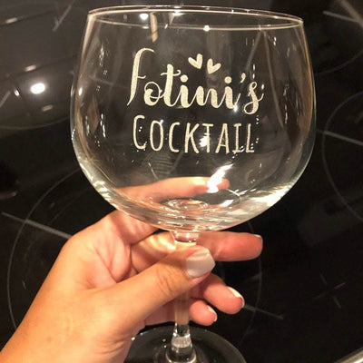 Personalised Gin Glass - Any Name