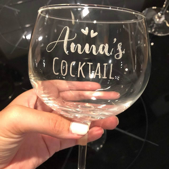 Personalised Gin Glass - Any Name