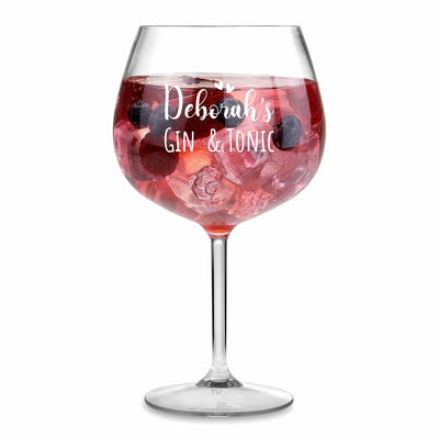 Personalised Gin Glass - Any Name