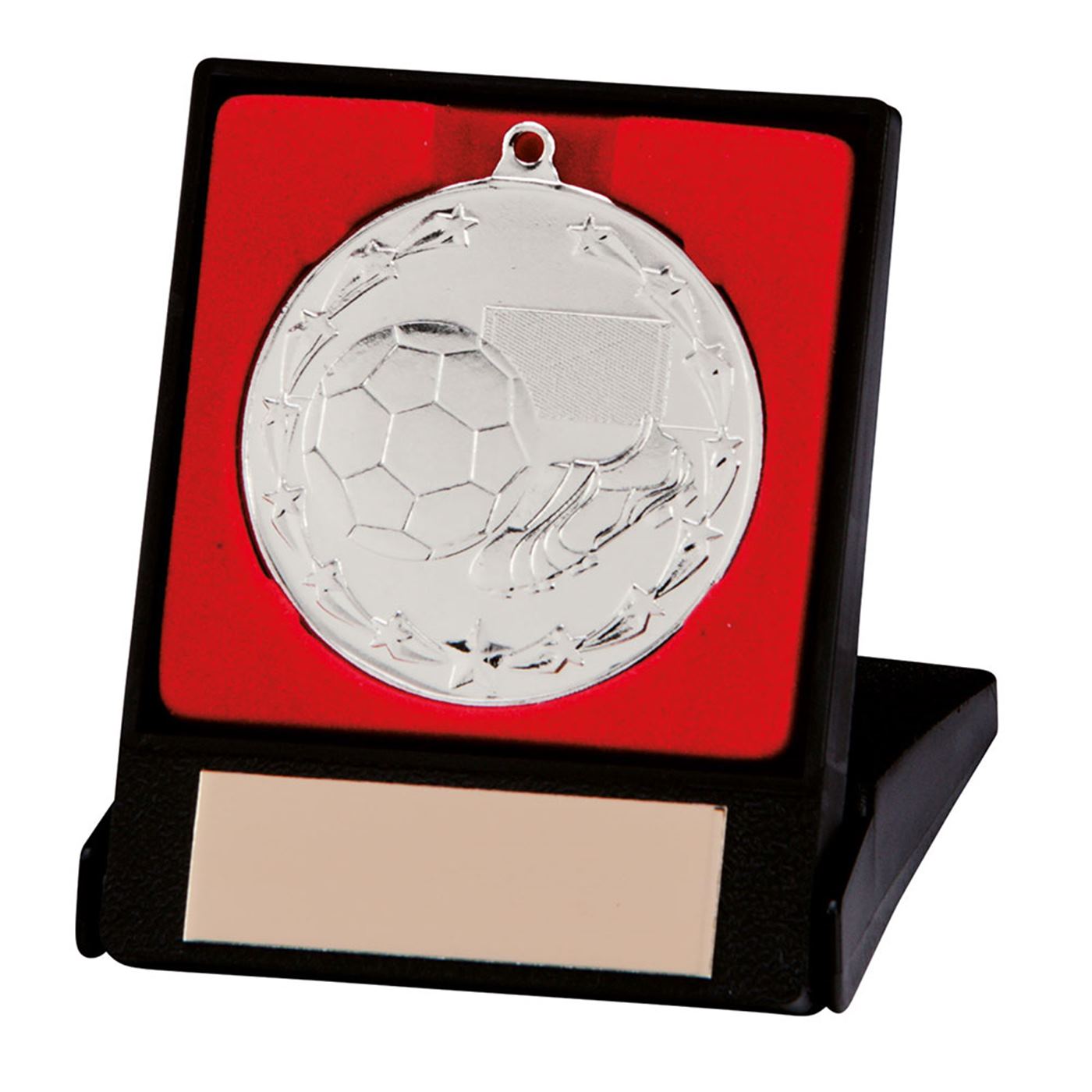Starboot and Ball Football Medal & Box