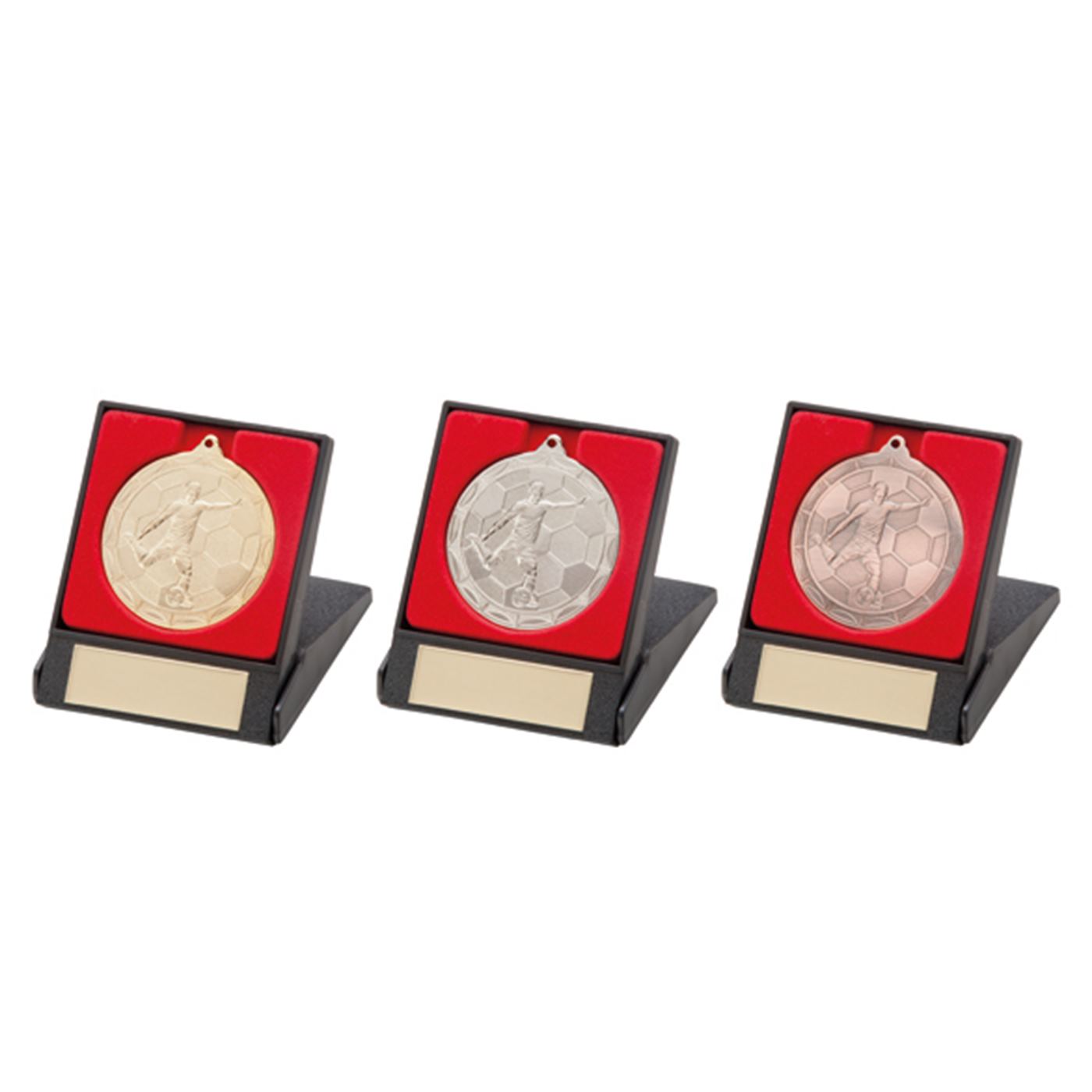 Impulse Figure Football Medal & Box