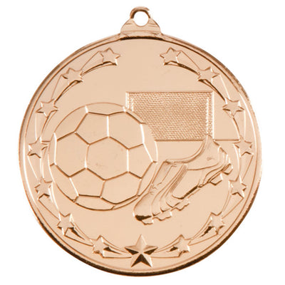 Starboot And Ball Football Medal