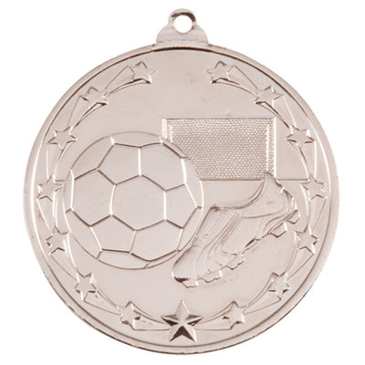 Starboot And Ball Football Medal