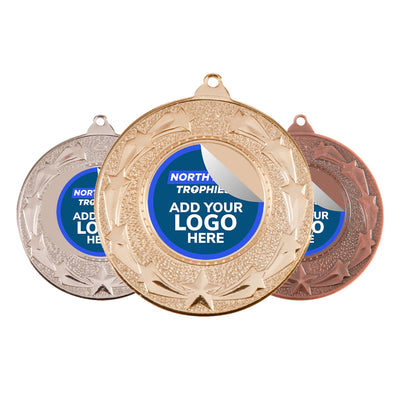 Star Burst Medal With Your Design 5cm