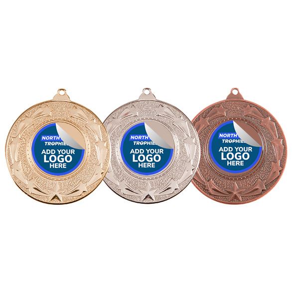 Star Burst Medal With Your Design 5cm