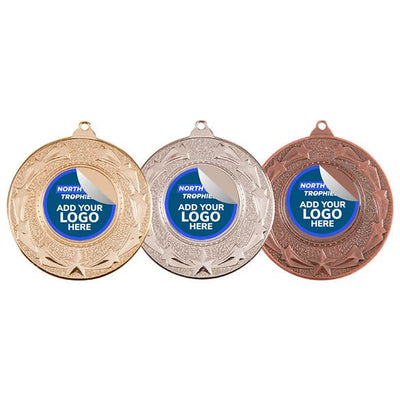 Star Burst Medal With Your Design 5cm