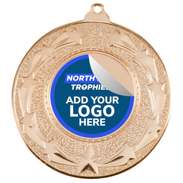 Star Burst Medal With Your Design 5cm