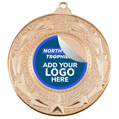 Star Burst Medal With Your Design 5cm