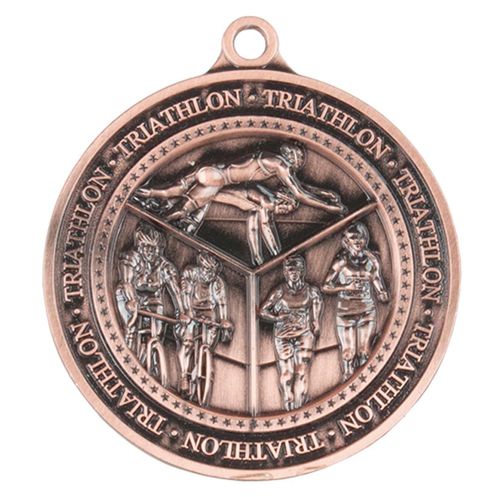 Olympia Triathlon Medal 6cm