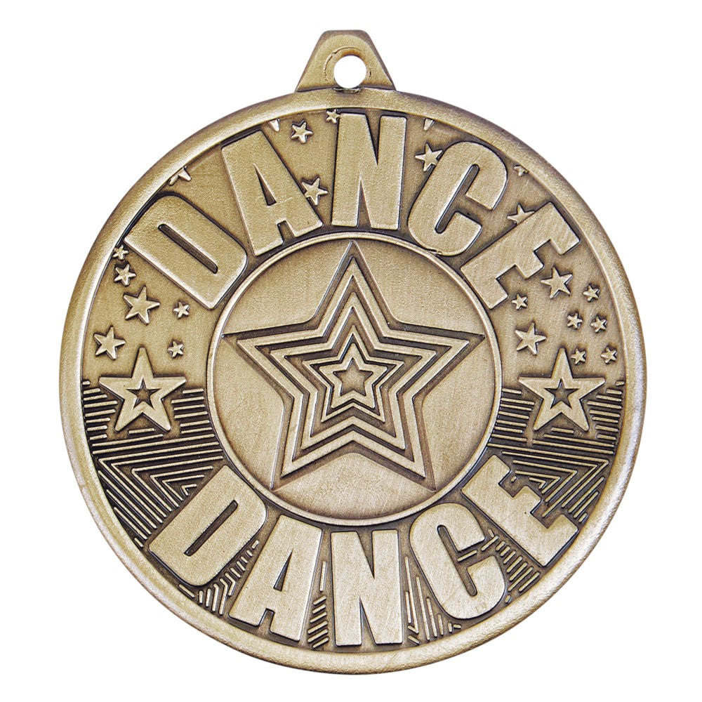 Cascade Dance Medal - 5cm (Premium Stamped Iron)