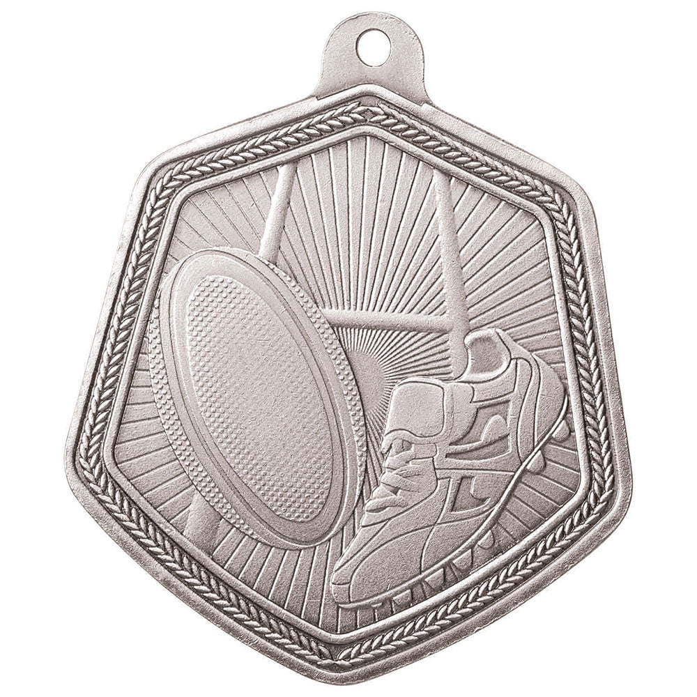 Falcon Rugby Medal - 6.5cm