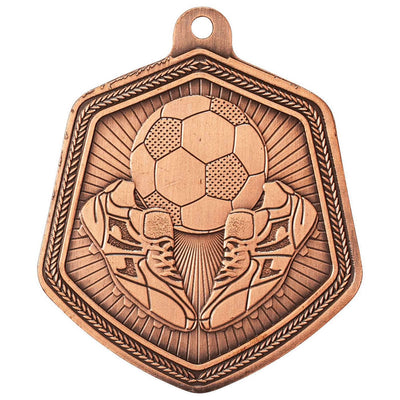 Falcon Boot & Ball Football Medal - 6.5cm