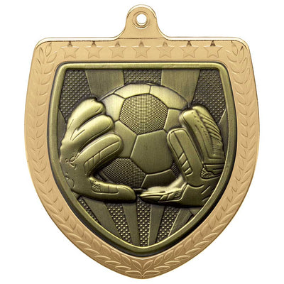 Cobra Football Goal Keeper Shield Medal